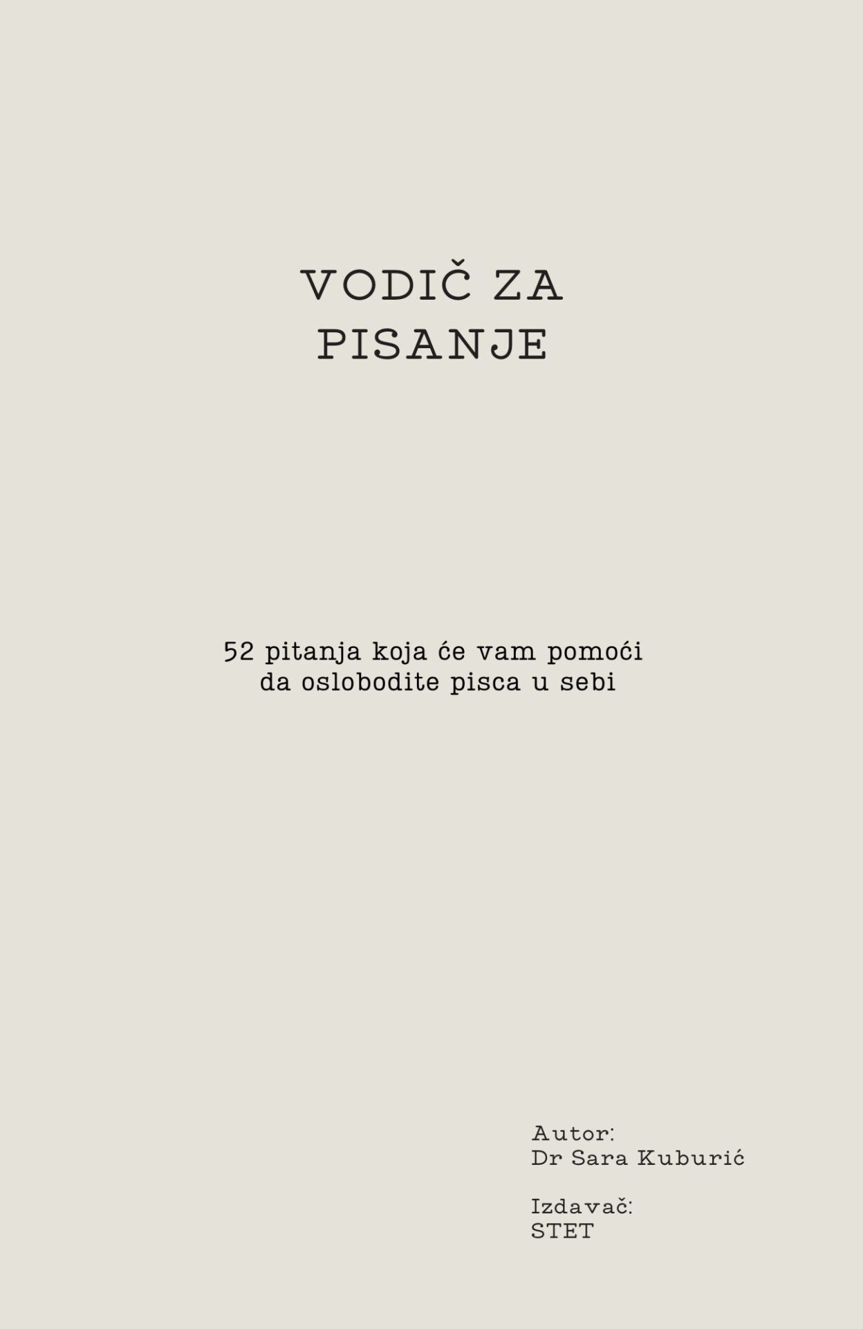 Vodič za pisanje